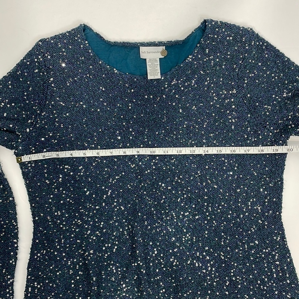 Soft Surroundings Knit Sequin Sweater - Picture 8 of 11